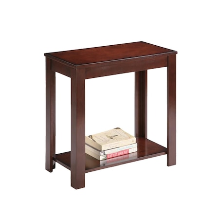 Ore Furniture 24 in. Traditional Dark Cherry Side End Table OR385169
